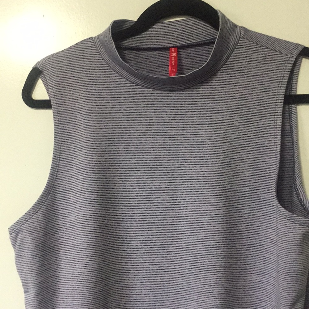 Mock Turtleneck Shell Top - image 2